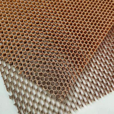 拡大されたAramidの蜜蜂の巣中心のセルのサイズ3.2mmに4.8mm