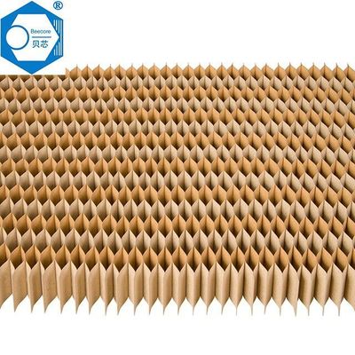 120g 140g Fire Resistant Paper Honeycomb Core For Door Cell Size 20mm 25mm